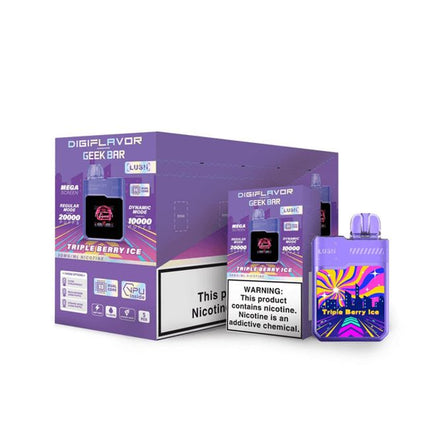 Geek Bar DigiFlavor Lush 20k Disposable Vape (HS)- LIMIT 2 CASES PER FLAVOR (5 ct)