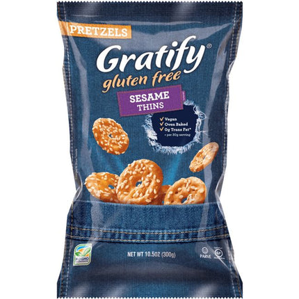 Gratify Gluten Free Pretzels, 10.5oz (6 ct)