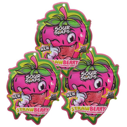 Sour Slaps Belts Candy, 3.4oz (12 ct)