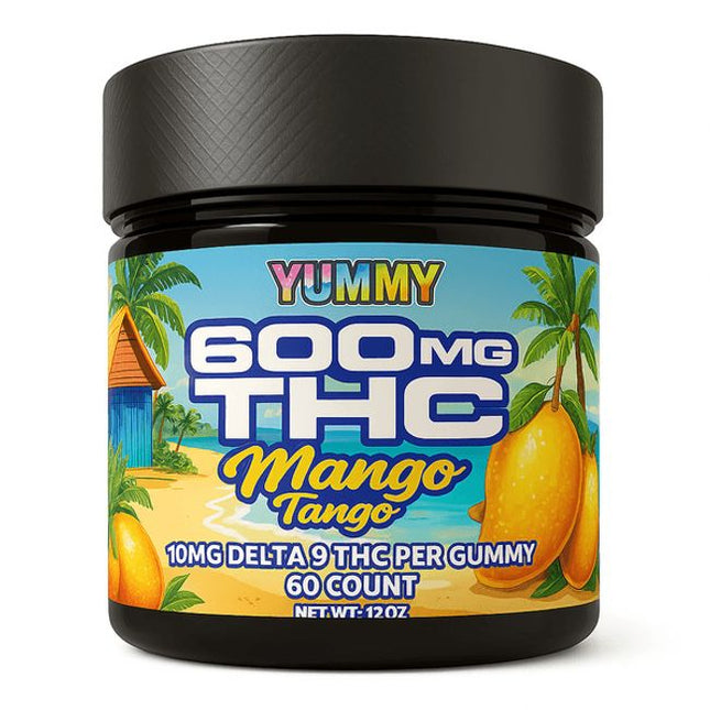 600mg D9 THC Gummies, 60ct