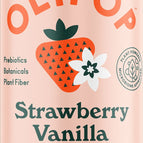 Sparkling Prebiotic Soda, Strawberry Vanilla, 12oz