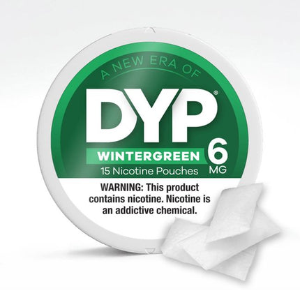 DYP Nicotine Pouches, 6mg (15units/pk) (5 ct)