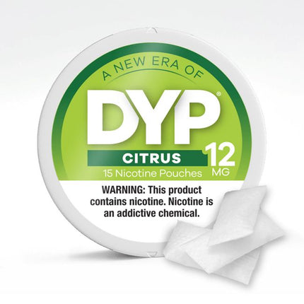DYP Nicotine Pouches, 12mg (15units/pk) (5 ct)