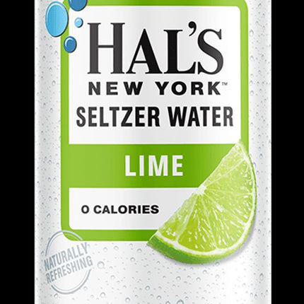 Hal's New York Seltzer, 16oz (24 ct)