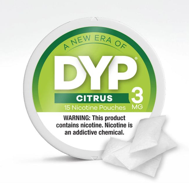 DYP Nicotine Pouches, 3mg (15units/pk) (5 ct)