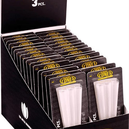 Cones Pre-Rolled Papers - 3 or 6 pack - Natural Unbleached or Bleached - 1 1/4" or King (32 ct)