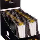 1 1/4 Size Blister Packs - Bleached - 83mm/Filter 26mm, 6pc