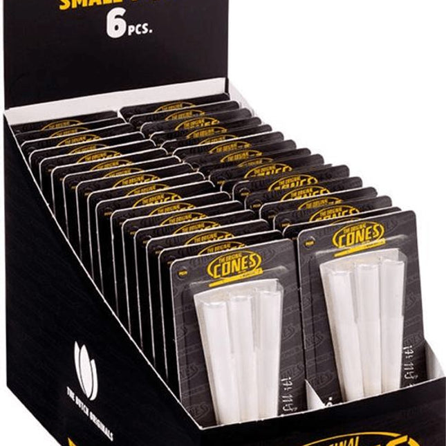 Cones Pre-Rolled Papers - 3 or 6 pack - Natural Unbleached or Bleached - 1 1/4" or King (32 ct)