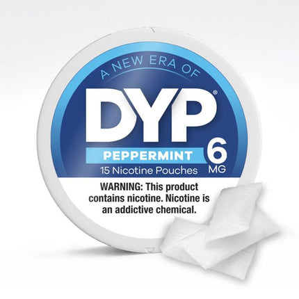 DYP Nicotine Pouches, 6mg (15units/pk) (5 ct)