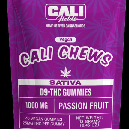 Cali Fields D9 THC Gummies, 25mg (40pcs/pk) (1 ct)