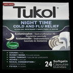 Softgel Caps Nightime Cold and Flu 24ct