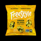 Green Olives Lemon Garlic 1.1oz 12ct Caddy