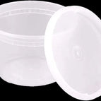 Clear Heavy Duty Deli Container and Lid Combo Microwavable 500ct 16oz