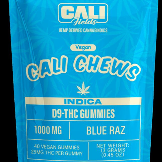 Cali Fields D9 THC Gummies, 25mg (40pcs/pk) (1 ct)