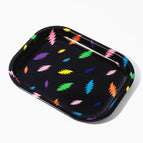 Rainbow Bolts Rolling Tray, Small