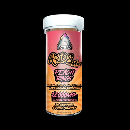 THCA/THCP Adios MF Gummies, 12000mg Jar (6 ct)