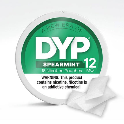 DYP Nicotine Pouches, 12mg (15units/pk) (5 ct)
