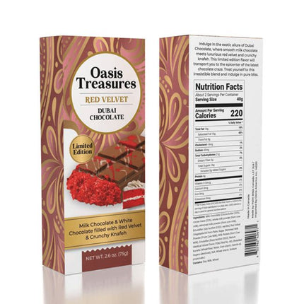 Oasis Treasures Dubai Chocolate, 2.6oz (24 ct)