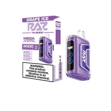 Raz TN9000 Disposable Vape (HS)-  LIMIT 2 CASES PER FLAVOR (5 ct)