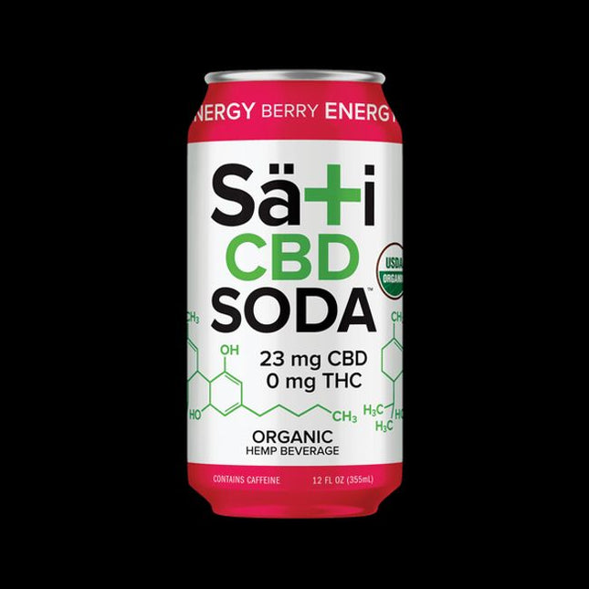 Organic CBD Soda, 12 fl oz ea. (12 ct)