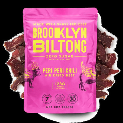 Brooklyn Biltong Grass Fed Beef Biltong - Zero Sugar (8 ct)