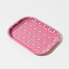 Pink Bolts Rolling Tray, Small