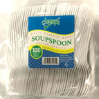 White Soup Spoon 100ct Med