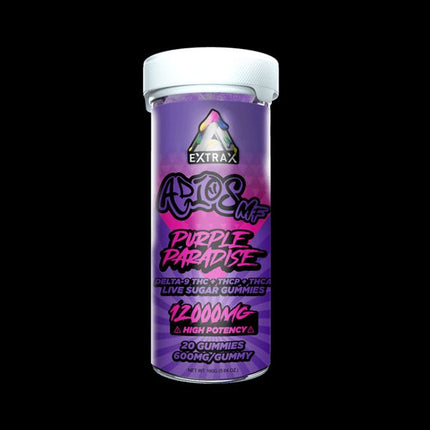 THCA/THCP Adios MF Gummies, 12000mg Jar (6 ct)