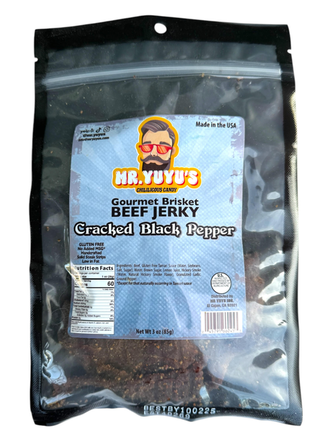 Gourmet Brisket Beef Jerky, 3oz