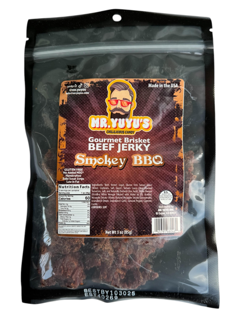 Gourmet Brisket Beef Jerky, 3oz