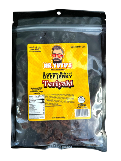 Gourmet Brisket Beef Jerky, 3oz