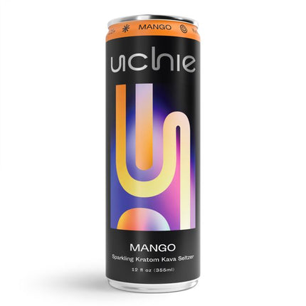 Uchie Sparkling Kratom Kava Seltzer, 12 fl oz (12 ct)