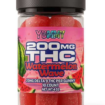 200mg D9 THC Gummies, 10ct