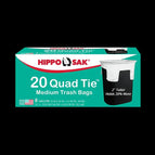 8 Gallon Trash Bag with Flaps 20 ct