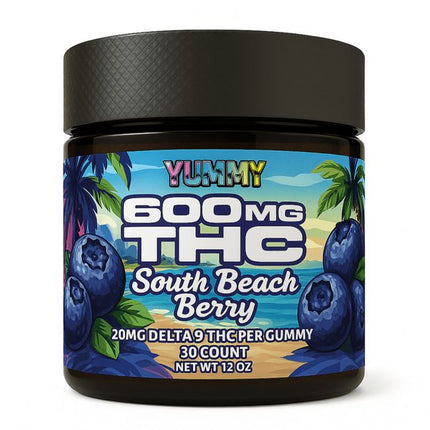 600mg D9 THC Gummies, 30ct