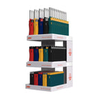 Tier Display 2 (150 pieces): Mini Windproof, 50 Grip Pro, 50 Jet