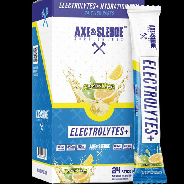 Axe & Sledge Electrolytes+ Hydration Stick Packs (12/24Serv)