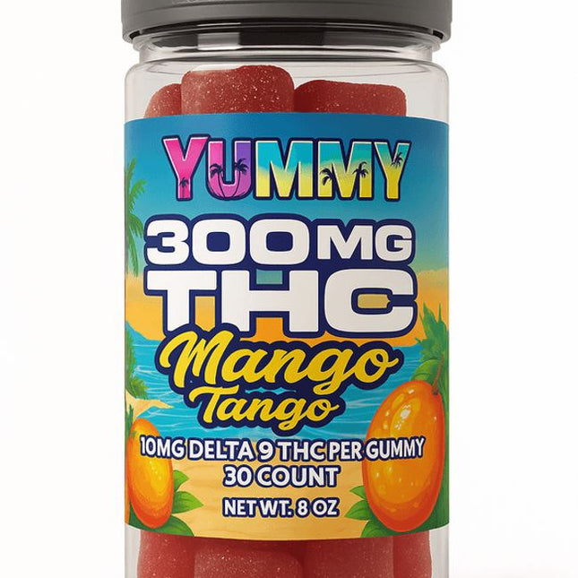 300mg D9 THC Gummies, 30ct