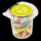 Gummi Mini Neon Sour Worms, 5 oz