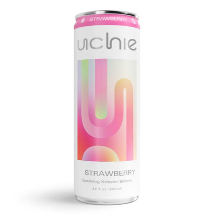 Uchie Sparkling Kratom Seltzer, 12 fl oz (12 ct)