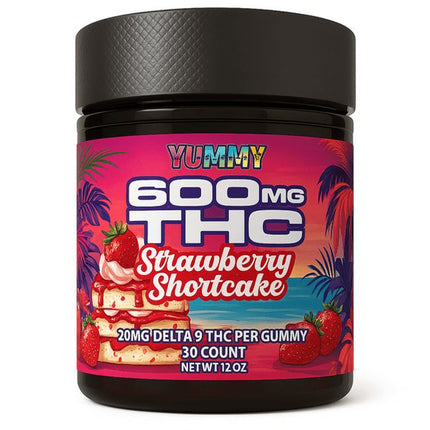 600mg D9 THC Gummies, 30ct