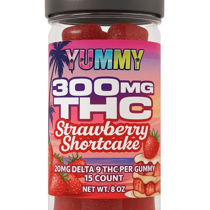 300mg D9 THC Gummies, 15ct