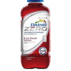 Electrolyte Beverage, ZERO Fruit Punch, 21oz