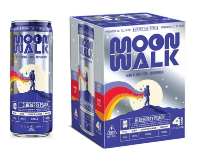 Moonwalk Hemp Elixir, 12 fl oz (4 ct)