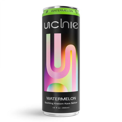 Uchie Sparkling Kratom Kava Seltzer, 12 fl oz (12 ct)