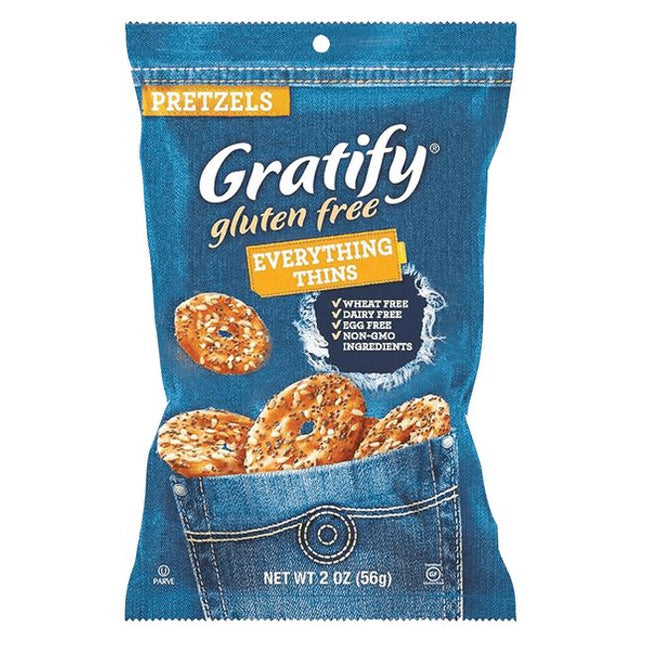 Gratify Gluten Free On-the-Go Pretzels, 2oz (8 ct)