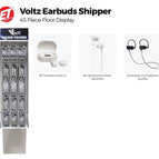 Voltz Earbuds Shipper, 45ct (assorted designs)