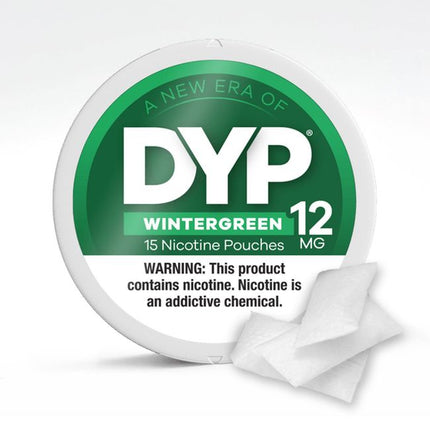 DYP Nicotine Pouches, 12mg (15units/pk) (5 ct)