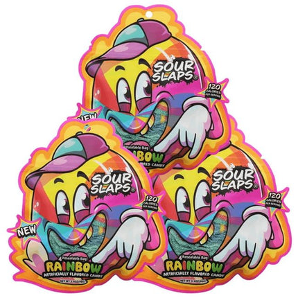 Sour Slaps Belts Candy, 3.4oz (12 ct)