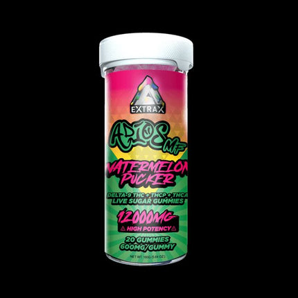 THCA/THCP Adios MF Gummies, 12000mg Jar (6 ct)